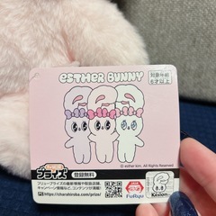 新品タグ付き☆エスターバニーぬいぐるみの画像