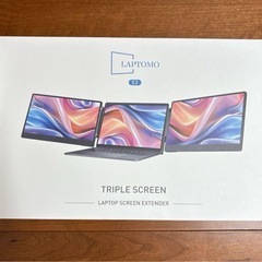 ノートパソコン⭐️デュアルモニター14インチ FHD 1080 モバイルモニターの画像