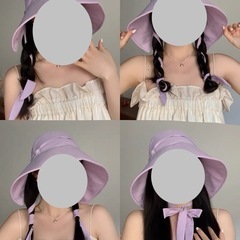 UVカット帽子の画像