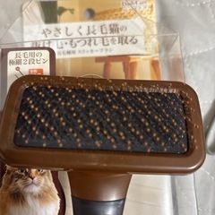 長毛猫用　スリッカーブラシ　used美品の画像
