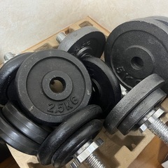 ダンベル2個セット！ 合計37.5kg