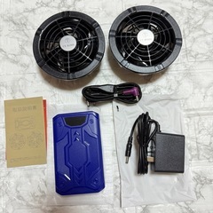 40V 30000mAh 空調作業服 ファンバッテリーセット 大容量 猛暑対策の画像