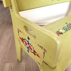【値下げ】インポート ベンチ・長イス(輸入家具・トールペイント)の画像
