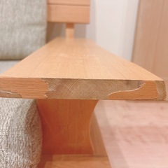 美品　ニトリ　ソファ　2-3人がけ　ナチュラル　洗濯可の画像