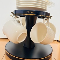 【未使用品】レトロかわいい　テーブルウェアセット　カップ&ソーサー　セット♪の画像