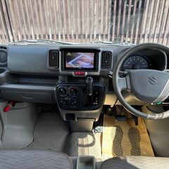 【ご成約誠に有難うございました】【総額コミコミ】福岡発 　車検7月取得済！！車検令和9年7月1日迄！H27年式　エブリイ　PAハイルーフ　バッテリー新品交換済！　レーダーブレーキサポート　メモリーナビ　地デジTV　記録簿有　修復歴無の画像
