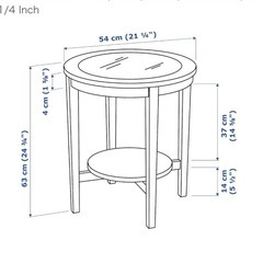 IKEA　イケア　MALMSTA　マルムスタ　サイドテーブルの画像