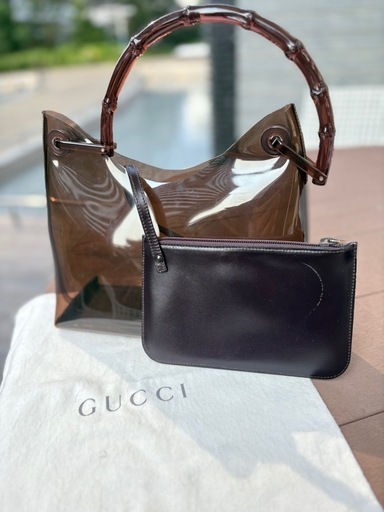 GUCCI バンブーハンドル ハンドバッグ