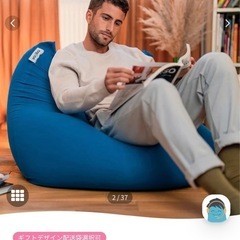 【茨城県手渡し】 ヨギボー　ミニ　ネイビーブルー　美品 Amazon | Doggybo Mini ドギボー ミニ ネイビーブルー | Yogibo