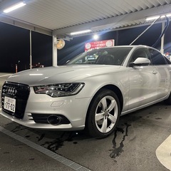 アウディA6 車検ほぼ満タン　高額オプション多数の画像