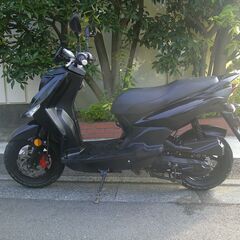 SYM CROX(クロックス)50　実働中古車　バッテリーフル充電済み　ナンバー登録書類有り　ＢＷ’Ｓ５０の画像