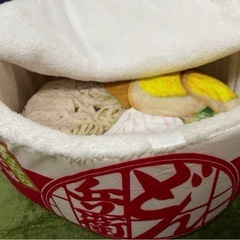 7/12迄　どん兵衛　猫用ベッド　おもしろグッズの画像