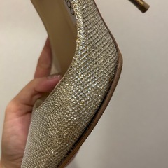 ジミーチュウ　グリッターラメ　ゴールド36の画像