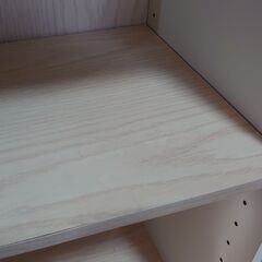 カラーボックス 木目3段の画像