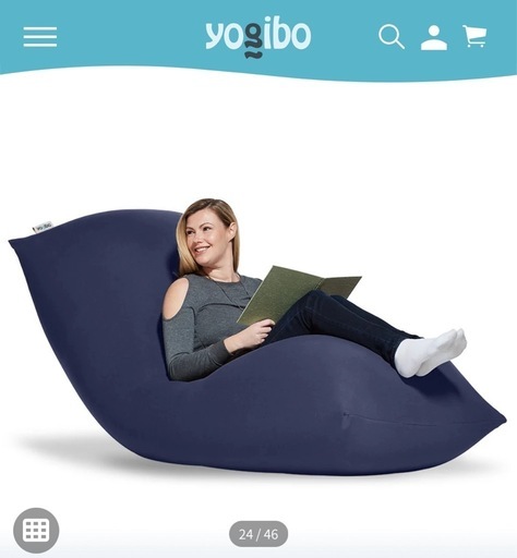 yogibo MAX ネイビーブルー