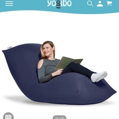 yogibo MAX ネイビーブルーの画像