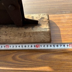 昭和農具わら切りの画像