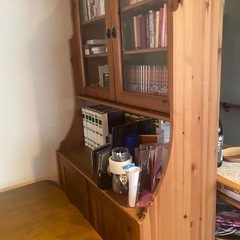 キッチンカウンター収納の画像