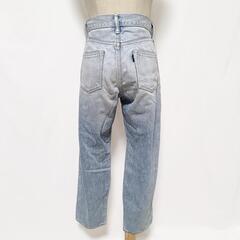SEA シー ウォッシュ加工 デニムパンツ ジーンズ 24 S〜M 日本製 コットン レディースの画像