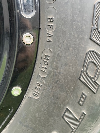 ☆溝あり!　セット BF グッドリッチ 315 75 R16 KM3 タイヤ ホイール