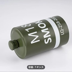 ステンレス製　ミリタリー ミニボトル(スモーク弾タイプ)の画像
