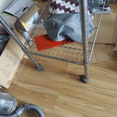 メタルラック、3段棚、キャスター付き、92ｘ47ｘ125、棚の画像