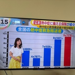 FUNAI  FL-49UD4100 49型液晶テレビ　HDD内蔵