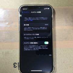 【郵送不可】Apple　iPhone Ⅹ 　SIMフリー　RAM3GB　ROM64GBの画像
