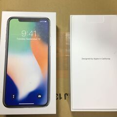 【郵送不可】Apple　iPhone Ⅹ 　SIMフリー　RAM3GB　ROM64GBの画像