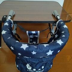 おしゃべりバイリンガルテーブル　知育玩具＆テーブルチェア　子供用食事椅子の画像