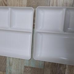 ニトリ　汚れが落ちやすい　撥水　食洗機OK　ランチプレート大2枚の画像