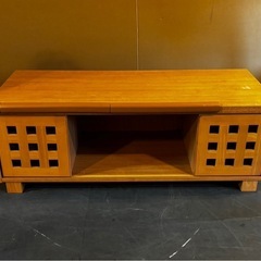 ☆中古 ¥2,800 テレビ台　ローボード　スライド扉式【IG022  BSG2F036】の画像