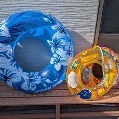 差し上げます　浮き輪3点セットの画像