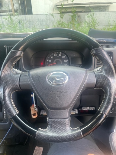 ハイゼットカーゴ　ピアノブラック　ガングリップハンドル