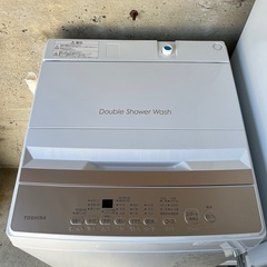 TOSHIBA 東芝 冷蔵庫と洗濯機のセット 2025年製 153L 2ﾄﾞｱ GR-W15BZ1 洗濯機　2024年製　6.0kg全自動洗濯機　AW-6GA4（W)　　の画像