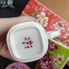 台湾の茶器 茶こし付きマグカップの画像
