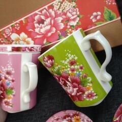 台湾の茶器 茶こし付きマグカップの画像