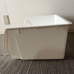 ニトリ　Nフラッテ　収納ケース　レギュラーサイズ　蓋無し　本体のみ　ホワイト　の画像