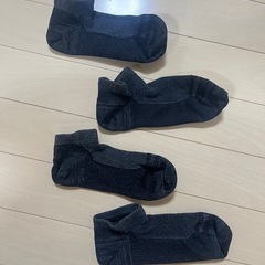 （2足セット）モンベル　コアスパントラベルアンクルソックスSサイズ　ブラックの画像