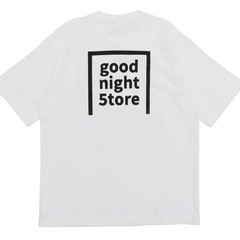 good nigh 5tore ブラック ロゴ Tシャツの画像
