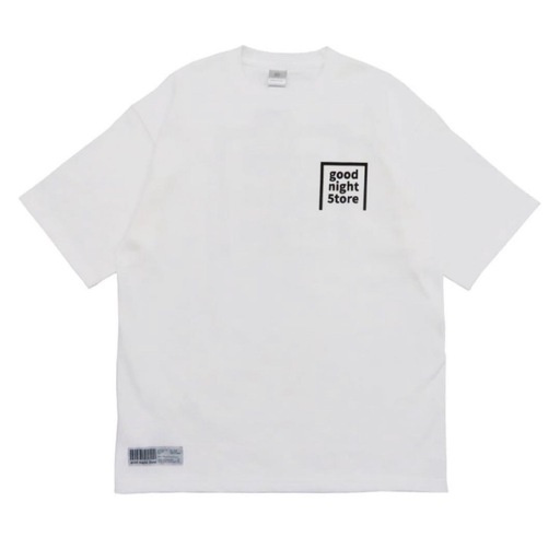 good nigh 5tore ブラック ロゴ Tシャツ