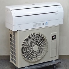 【お取引中】(27) SHARP【AY-R22F-W】シャープ プラズマクラスター25000 フィルター自動掃除 パワフル除湿 ルームエアコン おもに6畳用 2023年製 取付販売 の画像