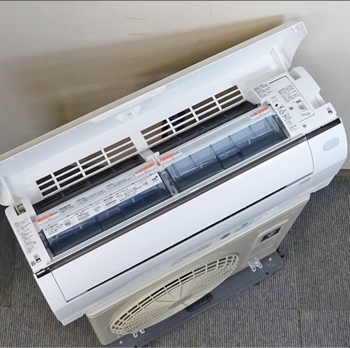 【取引完了】(27) SHARP【AY-R22F-W】シャープ プラズマクラスター25000 フィルター自動掃除 パワフル除湿 ルームエアコン おもに6畳用 2023年製 取付販売