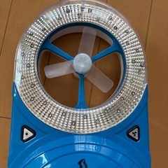 LEDライト付き扇風機