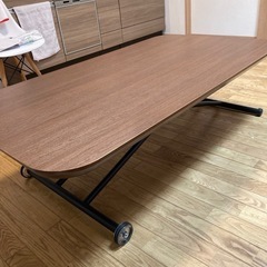 伸縮式　ダイニングテーブル　の画像