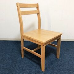 ☆GB201【中古品】 ウィンザーチェア ②天然木　ダイニング 椅子　ナフコ21 ウィンザーチェア 2脚セット 天然木 ダイニングチェア コム
