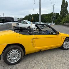 ホンダ　ビート　BEAT　PP1　E07A　平成3年　1991年　５速　MT　エンジン始動OK　一時抹消書類あり　部品取り　希少　現状渡しの画像