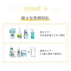 自動　ソープディスペンサー 大容量380ml IPX5防水　泡＆液体両用　非接触センサー 3段階泡量調節の画像