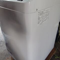 【相模原市中央区田名】美品!!5.5kg 全自動洗濯乾燥機 シャープ ES-TX5E 2021年製の画像