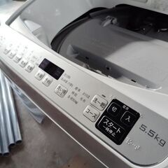 【相模原市中央区田名】美品!!5.5kg 全自動洗濯乾燥機 シャープ ES-TX5E 2021年製の画像